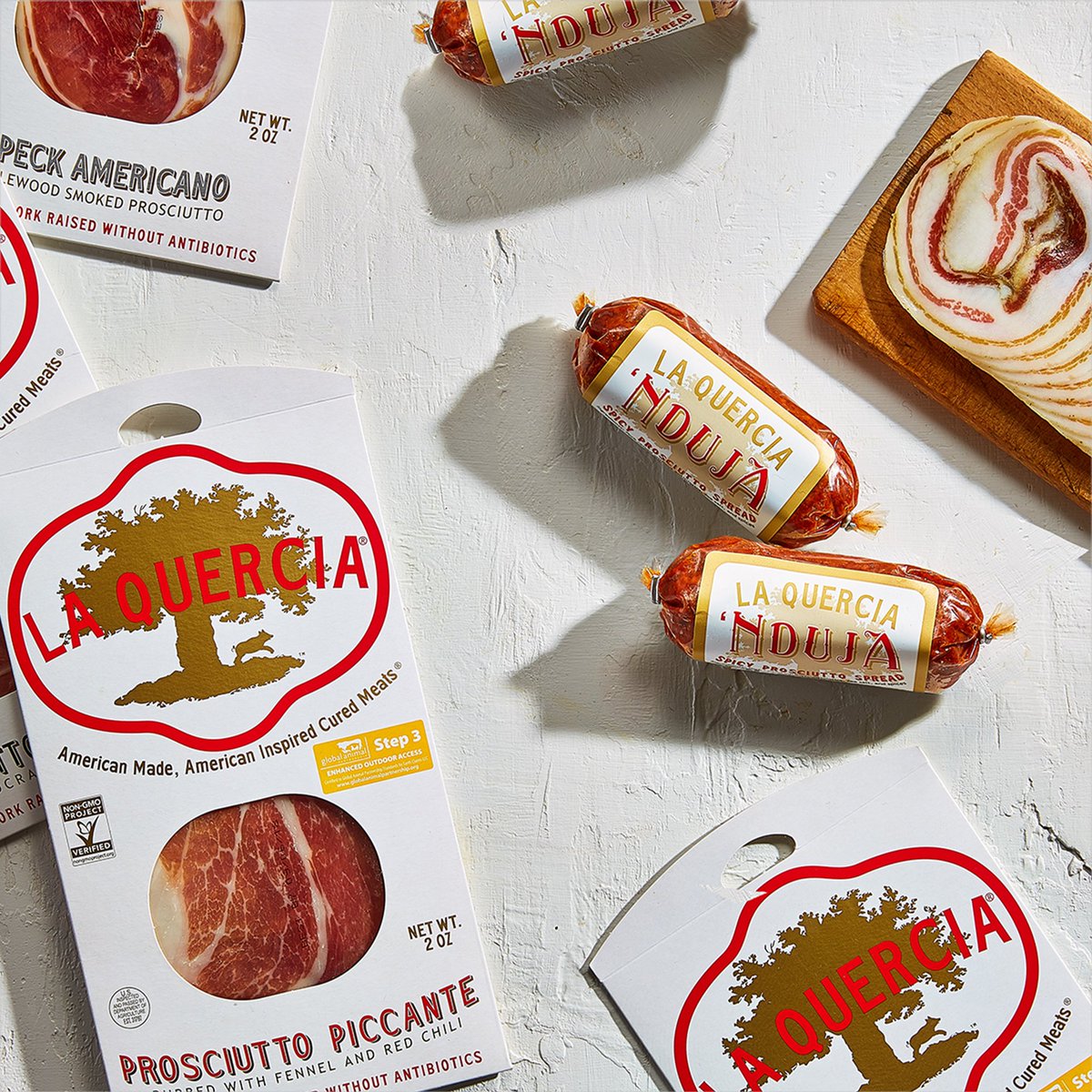 La Quercia meats are now available through our website! Our e-commerce store just went live. Free shipping over $50! laquerciashop.com .  .