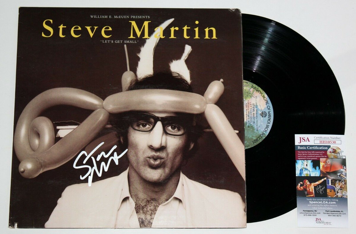 RSSignatures's tweet photo. Steve Martin signed items now available 

https://t.co/E7RAa0rEav

#autographs #signed #vinyl #signedvinyl #stevemartin #snl #comedy #vinylrecords #record #autographedmemorabilia  #autographed #records #autograph #memorabilia #jsa #forsale #racctrusted #rts143 #racc https://t.co/TBVWTsFhkC