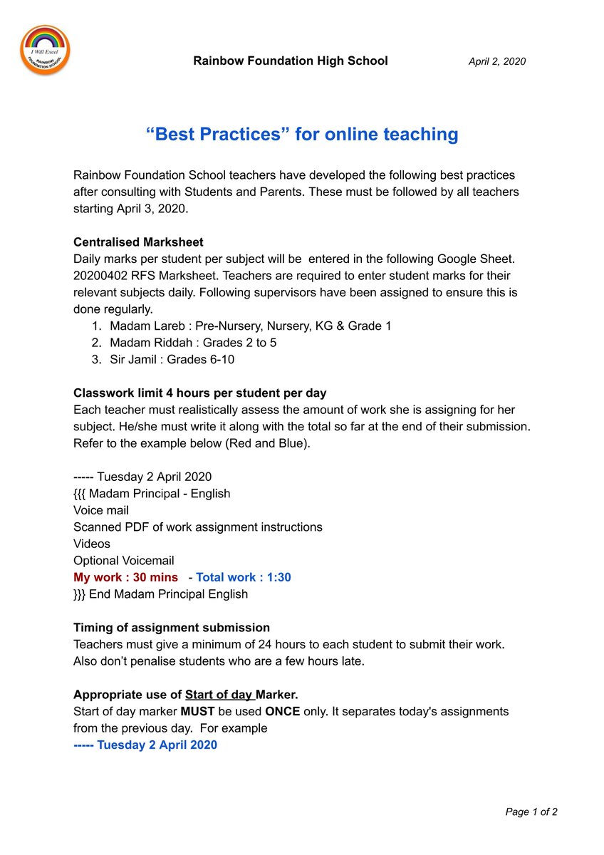 Rainbow Foundation School Rawalpindi (@RainbowFoundat4) / Posts / X