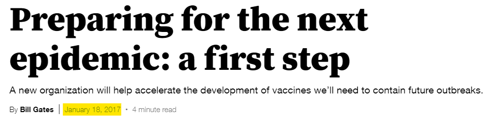 10* Gates 2017 yılında başka bir yazı daha yazdı. Bir sonraki salgın için ilk adım!Biz koronavirüsü hızlıca kopan bir fırtına gibi görüyoruz fakat Bill Gates buna oldukça hazırlıklı!