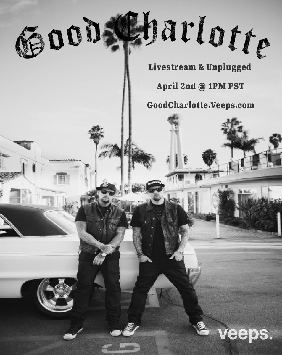 GoodCharlotte's tweet photo. 2 hour countdown!

All proceeds going to charitable efforts related to Covid19 https://t.co/FHDrDWUUlO https://t.co/5229lRvo01