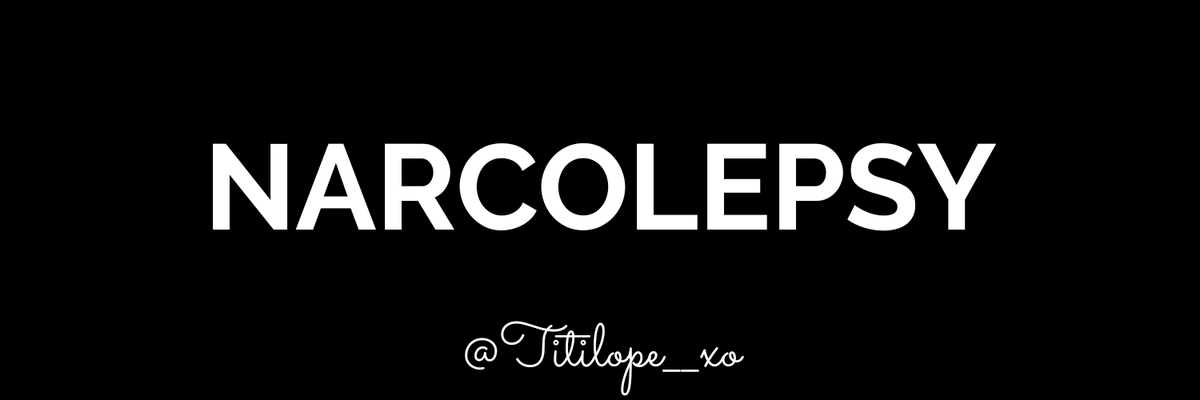 Today, I educated my contacts on WhatsApp on Narcolepsy.It is a chronic disorder in which the ability to regulate sleep-wake cycle is impaired....So whenever you think of being envious of people that can sleep easily with little or no efforts, remember there are extremes...