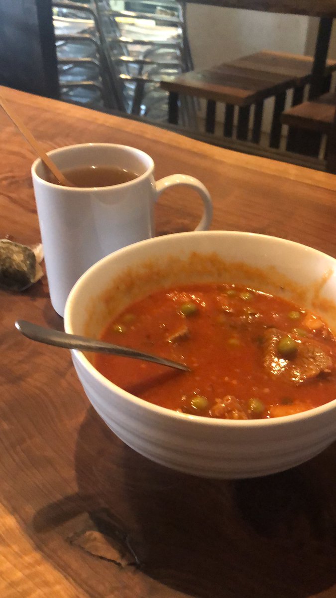 anicoleht's tweet image. Shops all opened up, stew and tea HEATED. And now we wait for the flock, wash your damn hands people. #cafe #blessed #beefstew #chamomile #stayhome #delivery