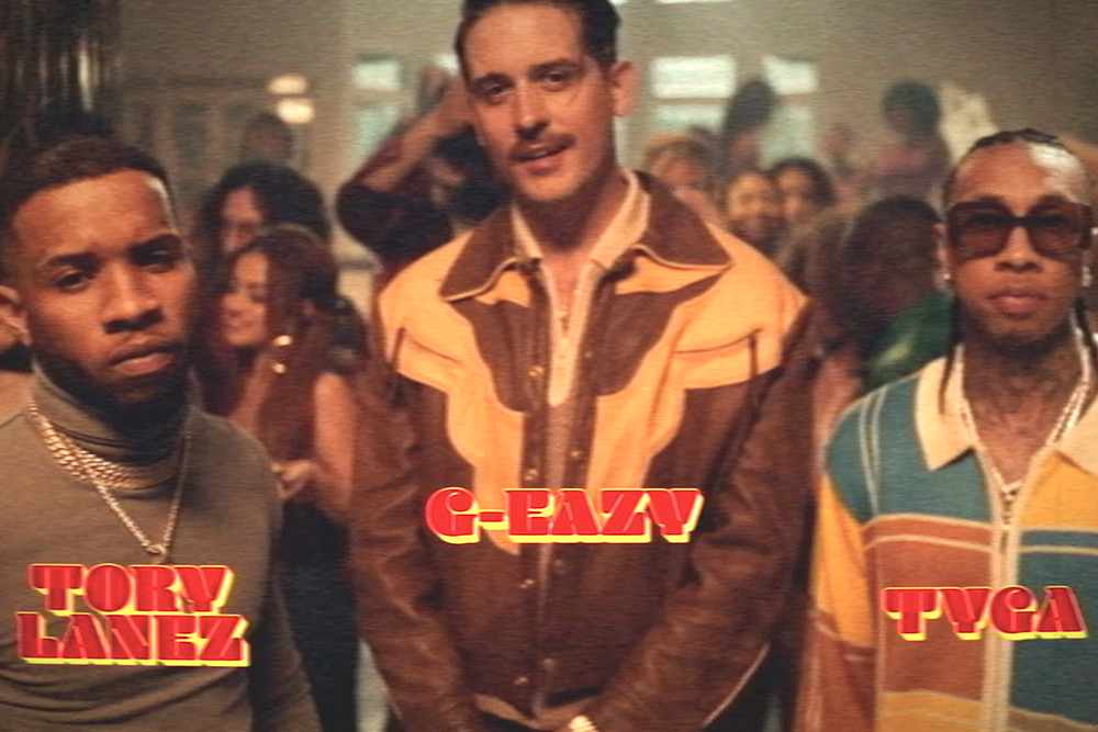 RapUp's tweet photo. G-Eazy, Tory Lanez, and Tyga party with porn stars in the NSFW video for "Still Be Friends" https://t.co/WFYFiluNtn 🤩🕺💃 https://t.co/gAkbGkmAfk