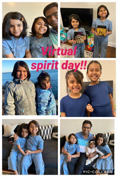 #HRPS families wearing blue for #AutismAwareness Day! #LightItUpBlue