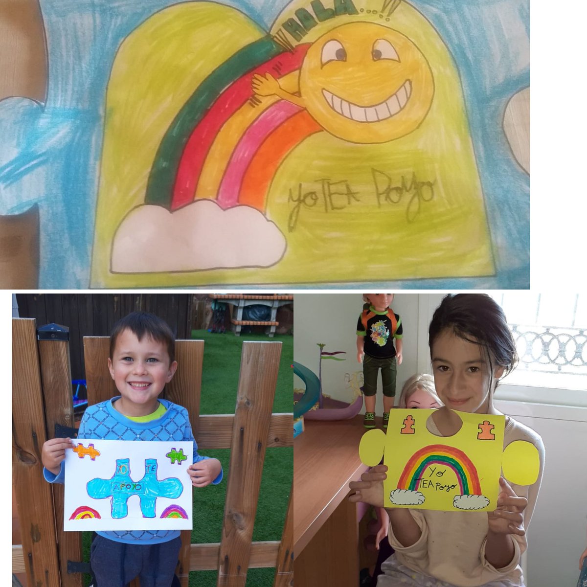 miguel_ceip's tweet photo. Hoy 2 de Abril por el día mundial de la concienciación sobre el Autismo nuestro alumnado #Teapoya desde casa.
#NosotrosNosQuedamosEnCasa
#Malagaeducaencasa
#DiaMundialdelAutismo 
@EducaAnd @educacionenmlg @Malagaconvive @AutismoMalaga @convivenciaesc @etpoepmalaga https://t.co/JGJuYwrmuP