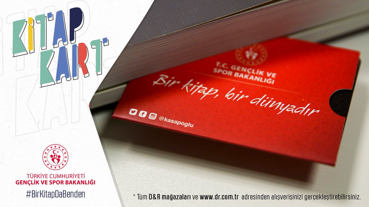 📣Duyduk Duymadık Demeyin!

📚 #KütüphaneHaftası'nda herkes okusun diye 100 kitapsevere 50₺ değerinde #KitapKart hediye ediyoruz!

📝Peki Ne Yapmalısın?
☑Bu tweeti RT etmeli,
☑Yorum kısmına okuduğun kitabı fotoğraflayıp atmalısın.

⏱Son Katılım: 5 Nisan - Pazar • 12.00