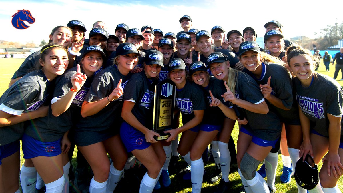 BroncoSports's tweet photo. 🏆🏆🏆🏆

Just a little #ThrowbackThursday to a @MountainWest-best four conference championships from the 2019-20 season!

#BleedBlue https://t.co/RvsiA7magP
