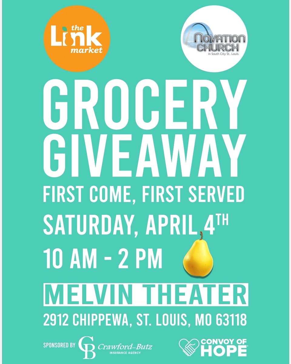 FroebelSLPS's tweet photo. Free groceries from our faith based community partner! Please share this info! https://t.co/RZdTEYw8T8