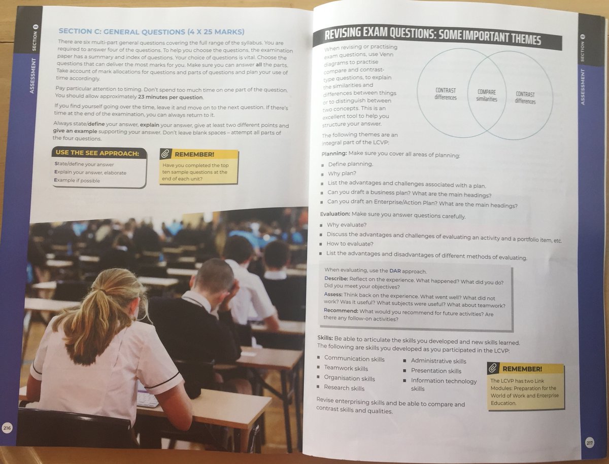 McHaleCaroline's tweet photo. @FolensIreland @IrelandBlueBook What a nice gesture. Just to remind everyone, it's an ideal opportunity for the fifth year students to prepare for the #LCVP #Linkmodules #edsharie and to complete their portfolio. I will share tips for Portfolio completion #carolinesclues whilst #LC prepare for the written paper https://t.co/DxaTuxIwwV
