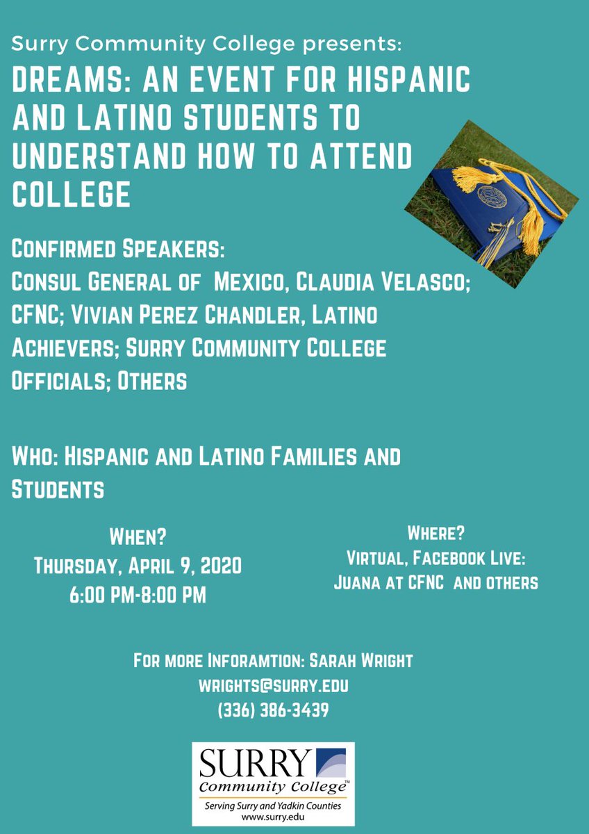UNCWorldView's tweet photo. Tune into a Q &amp; A event on Thursday, April 9, at 6:00 p.m. for Hispanic and Latinx students who are interested in pursuing college educations. 

More info on our website:
https://t.co/vTXnI9ZGTH

#GlobalGoesRemote #GlobalEducation #GlobalEd https://t.co/GWXMzL5ClX