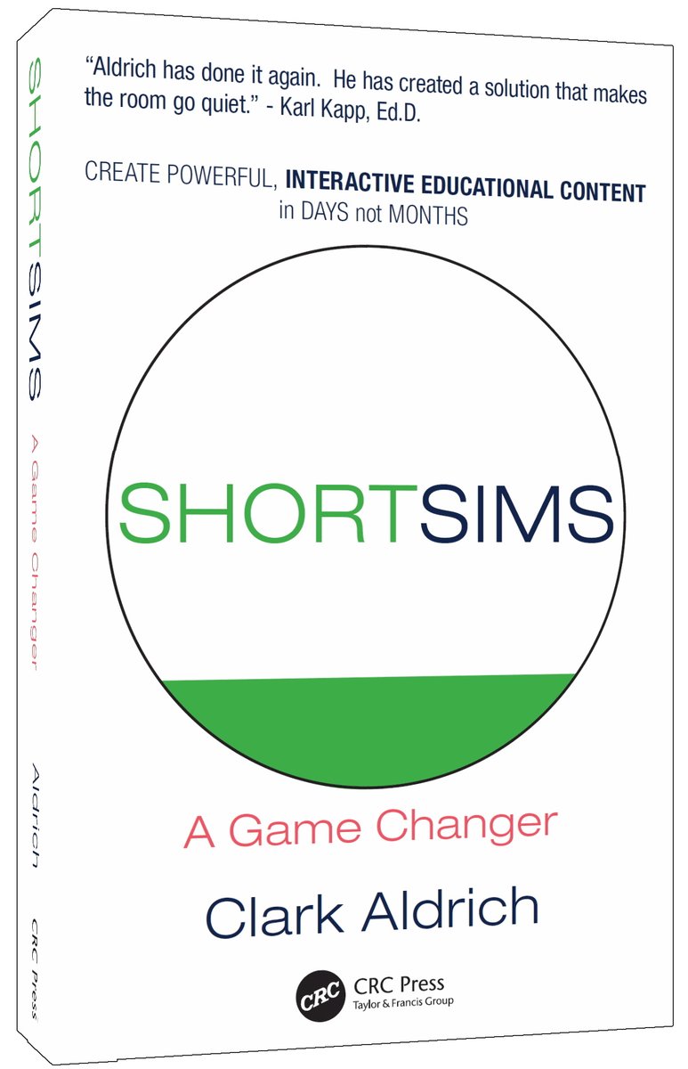 TrainingMagUS's tweet photo. Short Sims: A Game Changer for #L&D. A New Book by Clark Aldrich @clarkaldrich https://t.co/ccQ0FoQ99j #LearningandDevelopment #ShortSims https://t.co/XH3kekK2WC