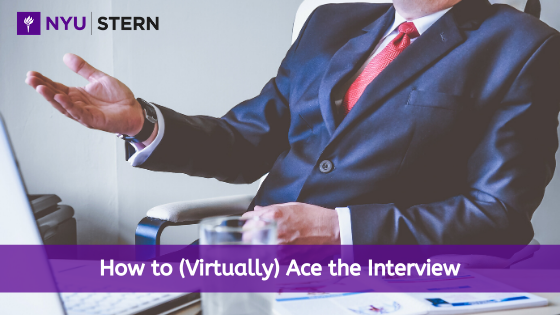 NYUSternCCWP's tweet photo. Feeling challenged by the series of virtual interactions with recruiters, human resource professionals and hiring managers?Check out this blog post written by CCWP Senior Director Eliza  Shanley to learn how to virtually ace the interview!
https://t.co/HKmbmZehhi https://t.co/TnPFBprTx4