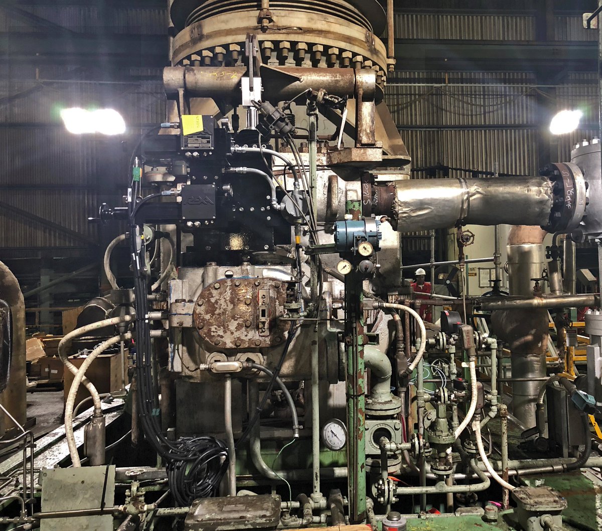 Check out a recent successful installation of a Steam Turbine Governor retrofit at a petrochemical plant in Trinidad! #actuators #petrochemical #turbines