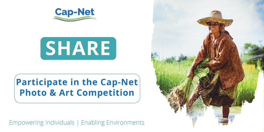 📢 OPPORTUNITY 📢: <a href="/capnet_undp/">Cap Net UNDP</a> has launched a Photo and Art Competition! 
 
Participants are asked to submit photos and/or artwork that answer the question: How do you visualise #water knowledge for all? 

ℹ️Deadline: May 1st, 2020. Details: bit.ly/3490T02.