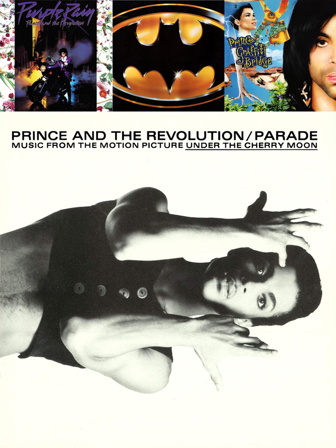 These soundtracks being Purple Rain, Batman, Graffiti Bridge and… Parade, which is fully titled Parade (Music From the Motion Picture Under the Cherry Moon)