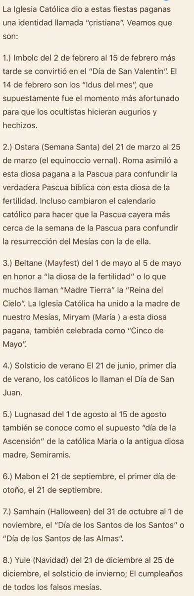 La “Rueda de Yule” es una representación de 8 fiestas paganas ofrecidas a dioses paganos del sol y diosas de la luna en sus diferentes formas “reencarnadas” prepararando al mundo entero para adorar a la Bestia (Satanás) y su imagen de un hombre (el Nimrod revivido).