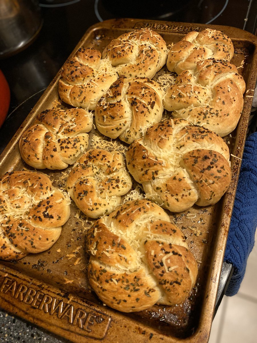 Tried my hand at some garlic knots that didn’t turn out how I wanted them to but you live and you learn 