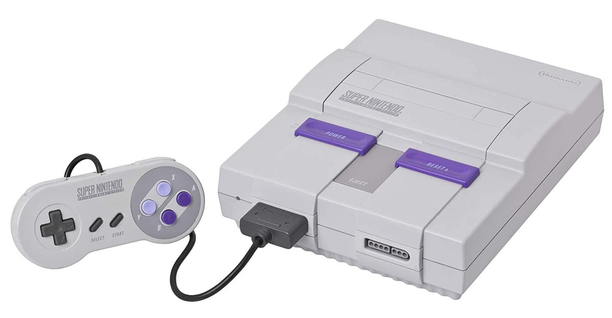 Super Nintendo:1. Super Mario World (1990)2. Super Metroid (1994)3. Yoshi& #39;s Island (1995)4. Donkey Kong Country (1994)5. Dragon Ball Z Legend of the Super Saiyan (1992)6. EarthBound (1994)7. Mega Man X (1993)8. Earthworm Jim (1994)