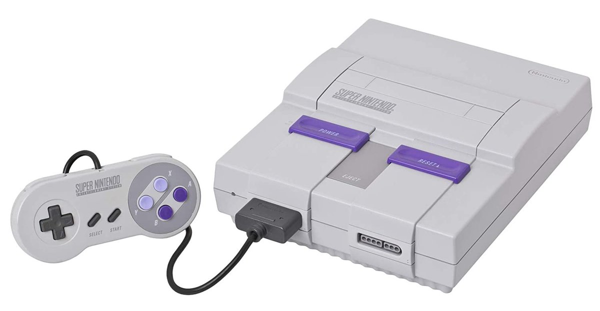 Super Nintendo:1. Super Mario World (1990)2. Super Metroid (1994)3. Yoshi's Island (1995)4. Donkey Kong Country (1994)5. Dragon Ball Z Legend of the Super Saiyan (1992)6. EarthBound (1994)7. Mega Man X (1993)8. Earthworm Jim (1994)