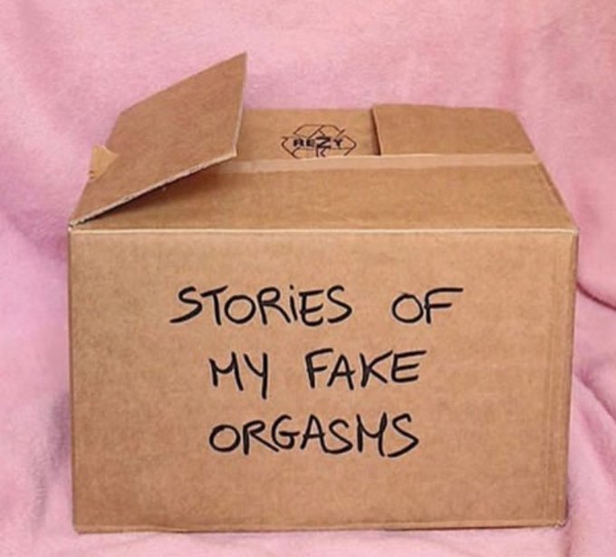 Stories of my fake orgasms ;) https://t.co/yKbgUEwPeT