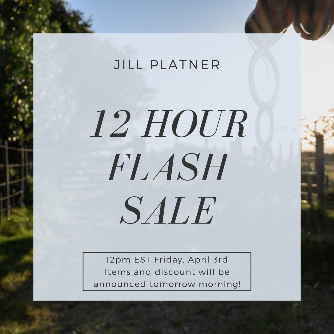 Have you heard??? Tune into our instagram tomorrow for details on our 12 hour FLASH SALE ‼️ #FlashSale #FlashFriday