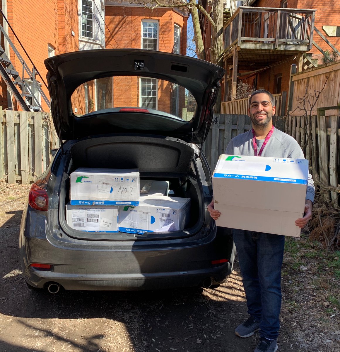 35,000 pieces of PPE donated by our community, collected by our team of @MacHealthSci med students, and being distributed to local hospitals, shelters, nursing homes, home care nurses and more. Donate to us at hamiltonppedonate.com/donate #GetMePPE