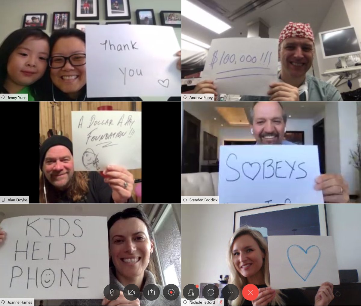 A huge thanks to everyone for helping us raise $100,000 through @alanthomasdoyle's Facebook Live Sessions!

#sharethechange