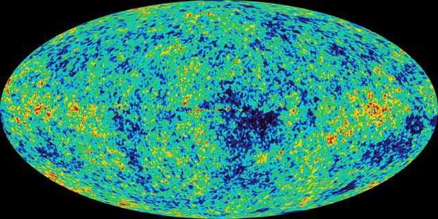 dark matter created tiny ripples in the cosmic microwave background because it interacts via gravity. those ripples have now been OBSERVED 