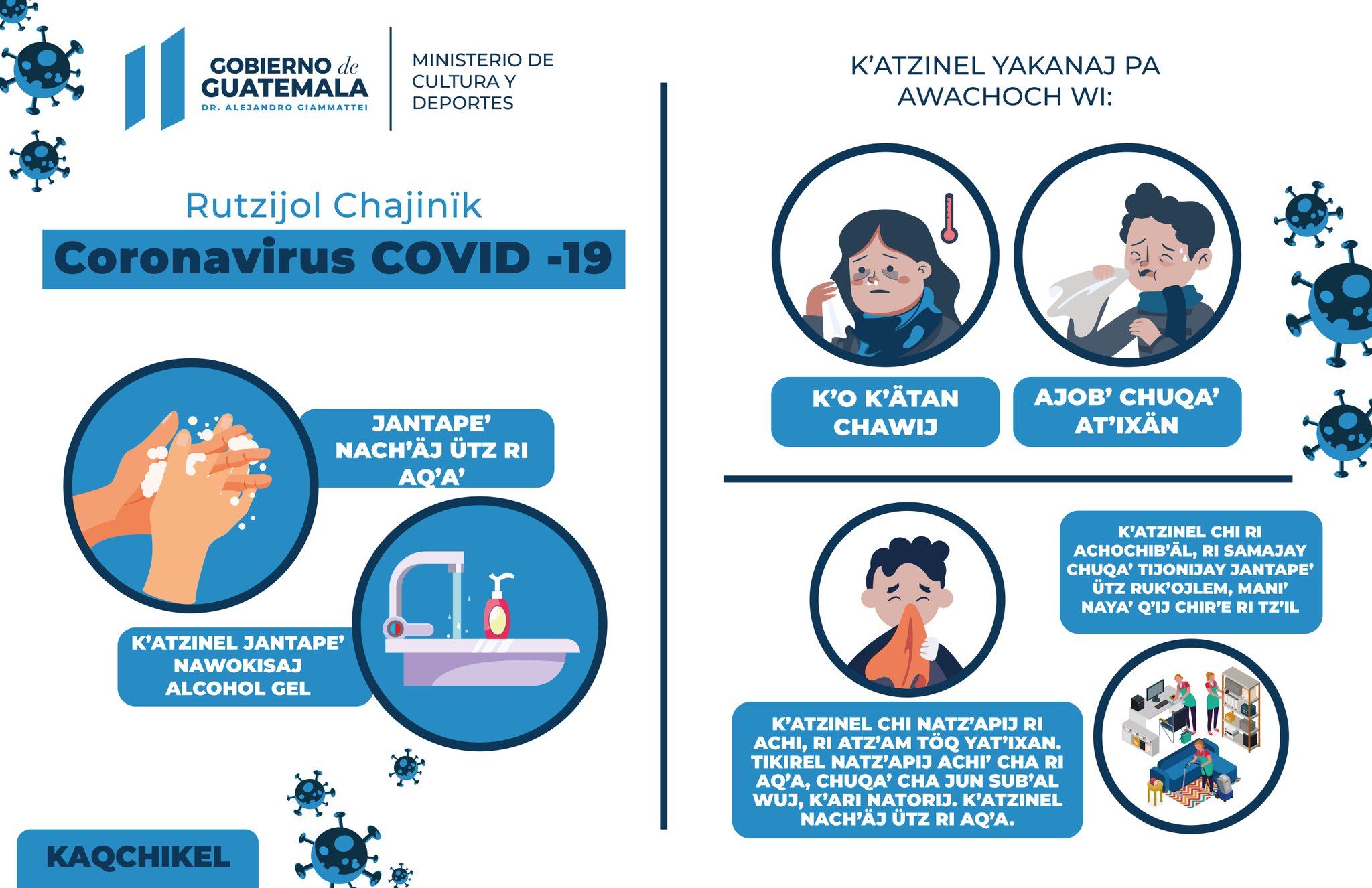 Ministerio De Cultura Y Deportes On Twitter Kaqchikel Rutzijol Chajinïk Coronavirus Covid 19 Ministerio De Cultura Y Deportes On Twitter Kaqchikel Rutzijol Chajinïk Coronavirus Covid 19