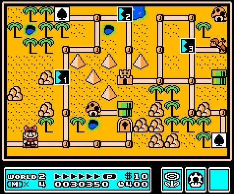 マリオ3のステージ選択画面でのグラフィックがこういう風に見えて怖かったという絵 