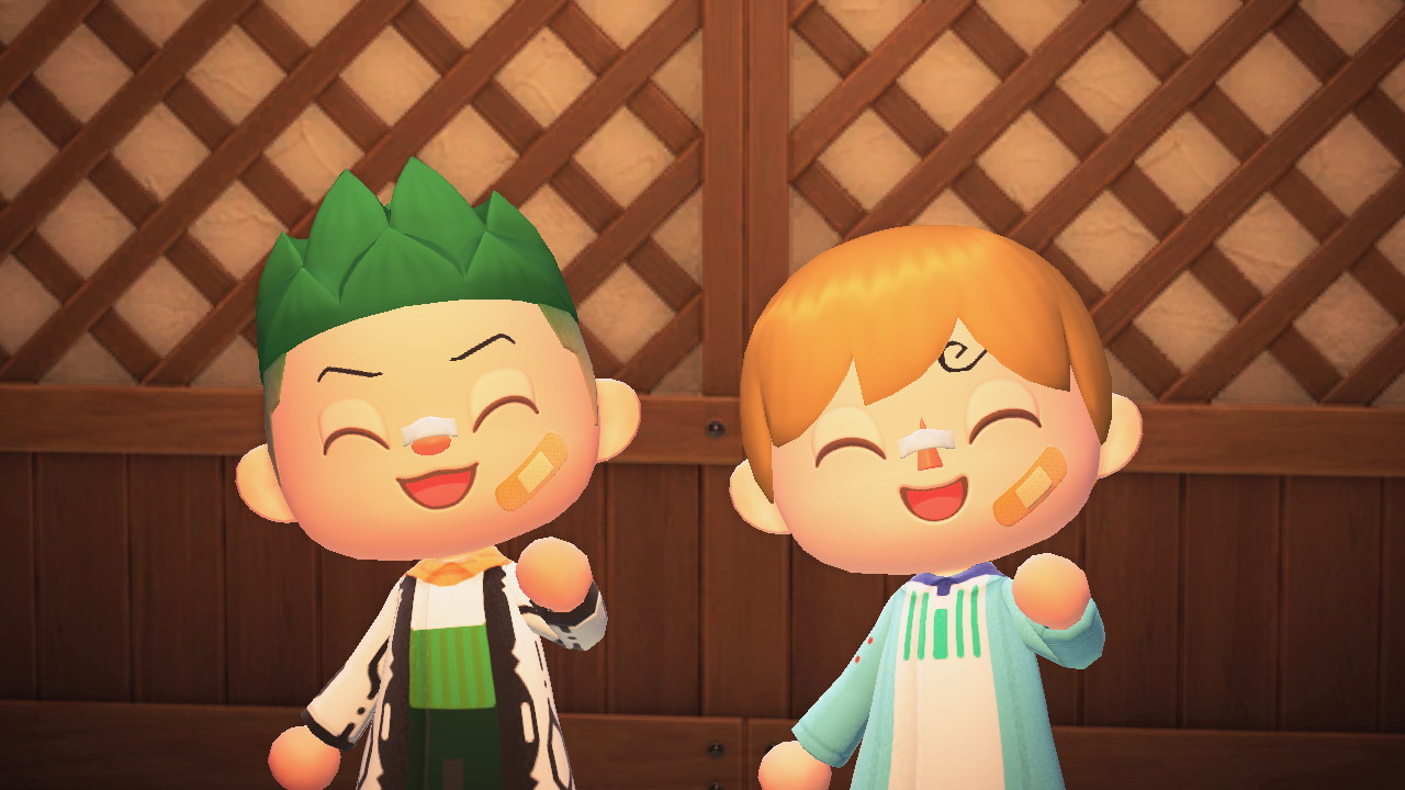菊 ありがとう 低浮上 Auf Twitter アラバスタ衣装サンジくんのも作った記念 どうぶつの森 Animalcrossing Acnh Nintendoswitch