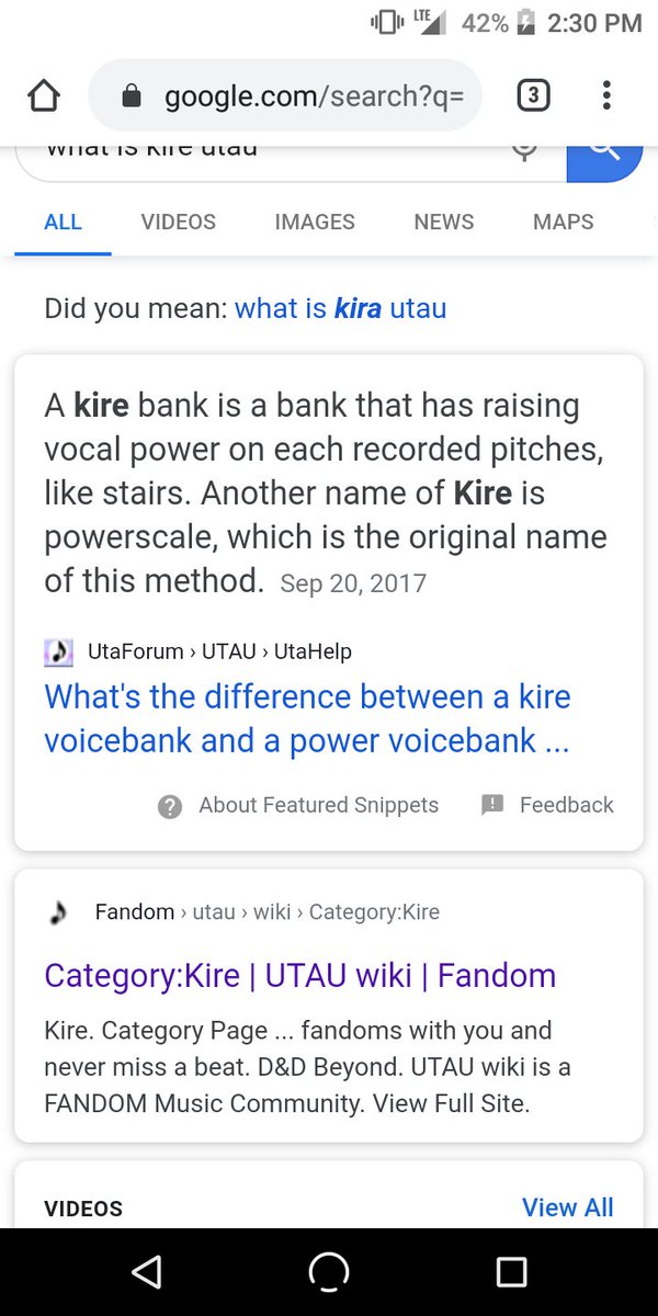 The UTAU fandom needs to stop associating Kire with being a male voicebank just because Namine Ritsu and Yokune Ruko have a Kire voicebank and are male. Kire is a good damn power append. Seriously. I don't know how many times I have to tell this to people in this one server 1/?