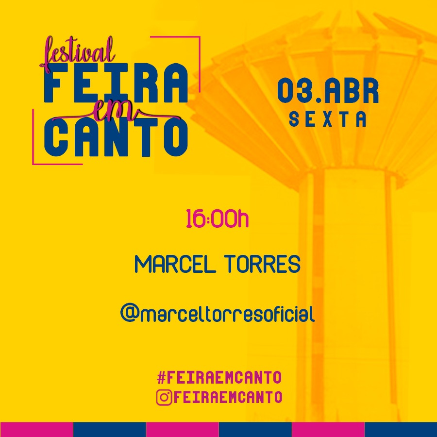 _MarcelTorres's tweet photo. É amanhã genteee! Estarei presente no Festival Feira em Canto trazendo muita música pra vocês! É só acompanhar pelo insta @marceltorresoficial, não deixem de participar. Um grande beijo a todos, vejo vocês amanhã!
#FiqueEmCasa #FeiraemCanto https://t.co/9oJSGR9PzS
