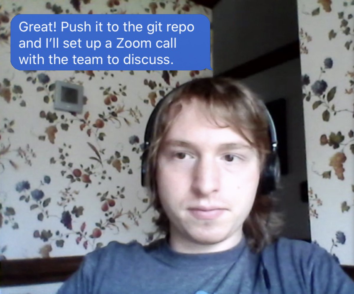 GoblinsVT's tweet photo. Using @zoom_us we’ve been able to stay connected! And thanks to feedback from the judges, we’ve focused on features essential to the user experience and can be stored on our blockchain. @VT_CS @virginia_tech @VTEngineering #VTBlockchain https://t.co/fYhb0hSiwp