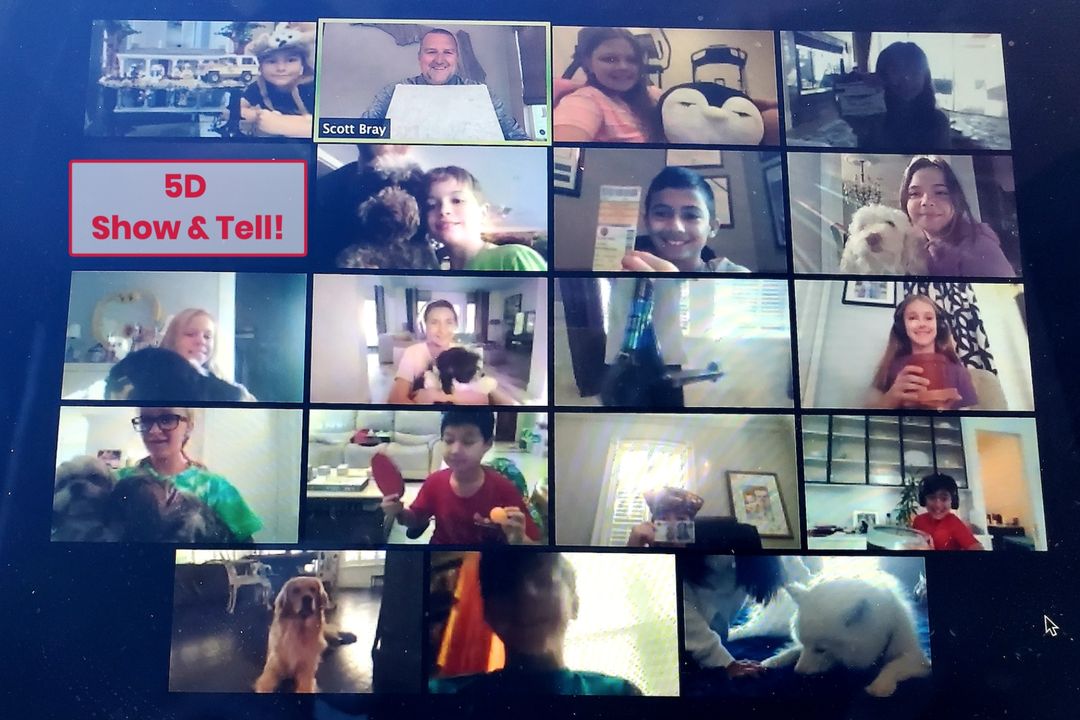 Morning Meetings, staying connected with a virtual show &amp; tell!  #lotsofpets #lhpclassroom