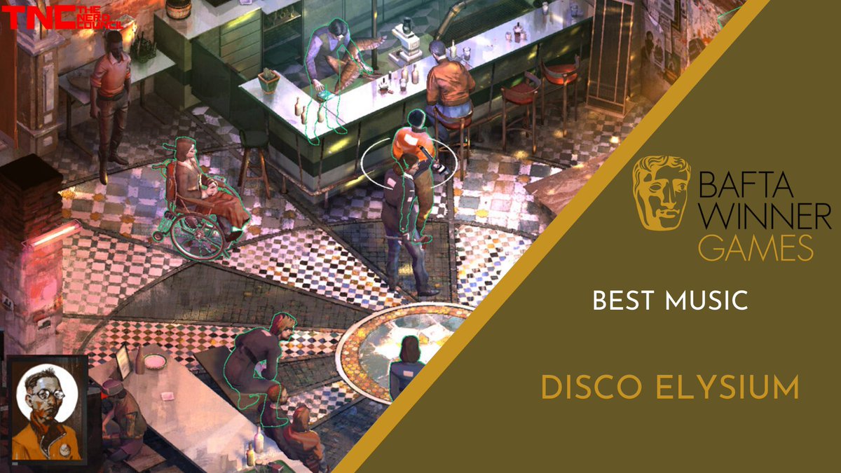  #BAFTAGames  Winner: Best Music - Disco Elysium