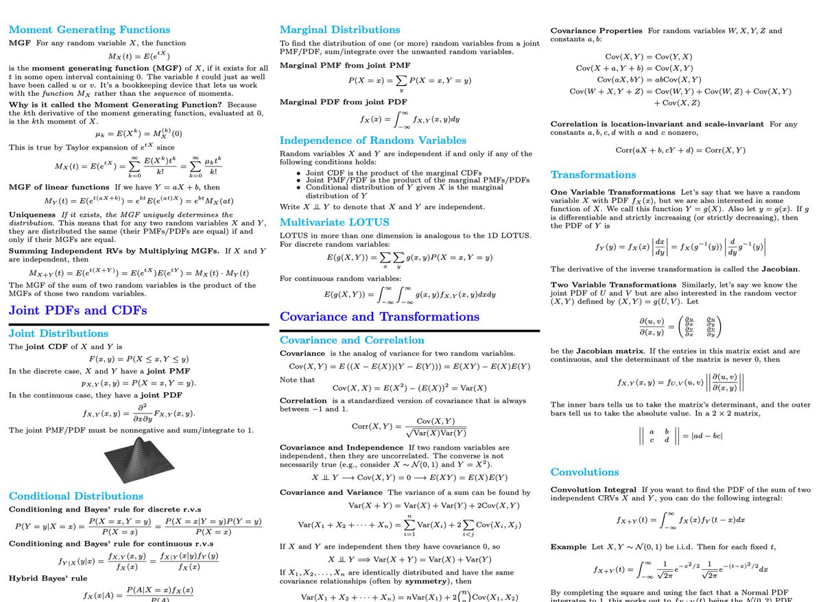 gp_pulipaka's tweet photo. A Comprehensive 10-Page Probability Cheat Sheet. #BigData #Analytics #DataScience #IoT #IIoT #Python #RStats #TensorFlow #Java #JavaScript #ReactJS #GoLang #CloudComputing #Serverless #DataScientist #Linux #Statistics #Programming #Coding #100DaysOfCode 
https://t.co/0LLYvSnpSc https://t.co/uHXGyjXNF9