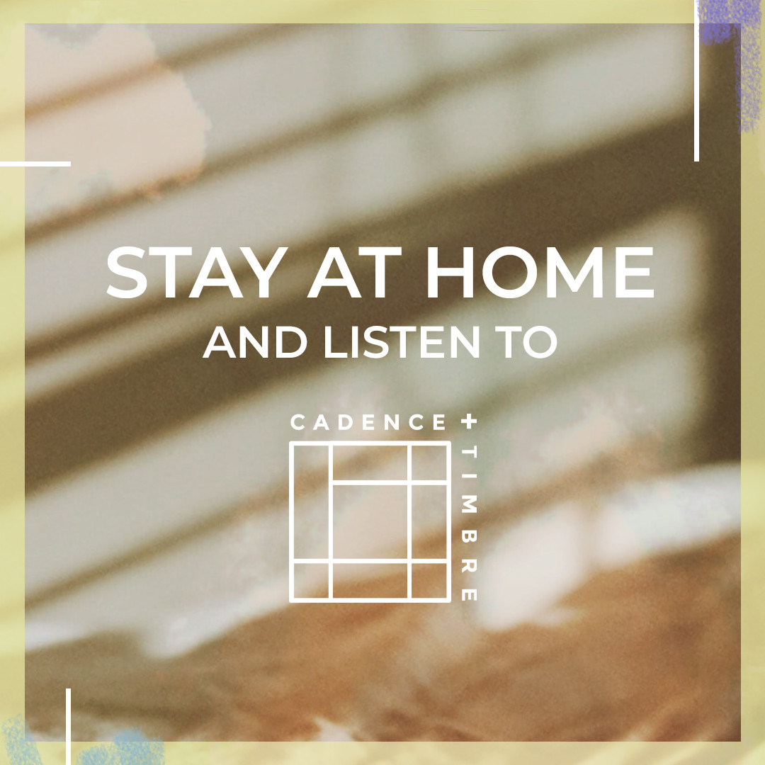 #StayHome and listen to some quality music. 
bit.ly/cadencetimbre
