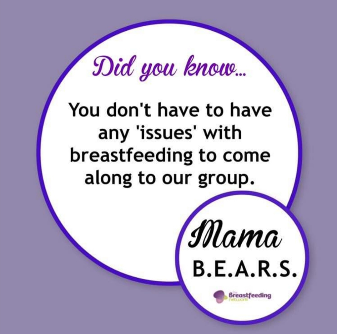 NetworkSandwell's tweet photo. Our Mama B.E.A.R.S online peer support group is tomorrow at 10.30am. If you have a feeding query or just need a chat we're here. Text or message the page for codes to get in as all attendees are monitored ensuring genuine parents safely access information ๐ #SupportInSandwell https://t.co/E4HBs5JfAO