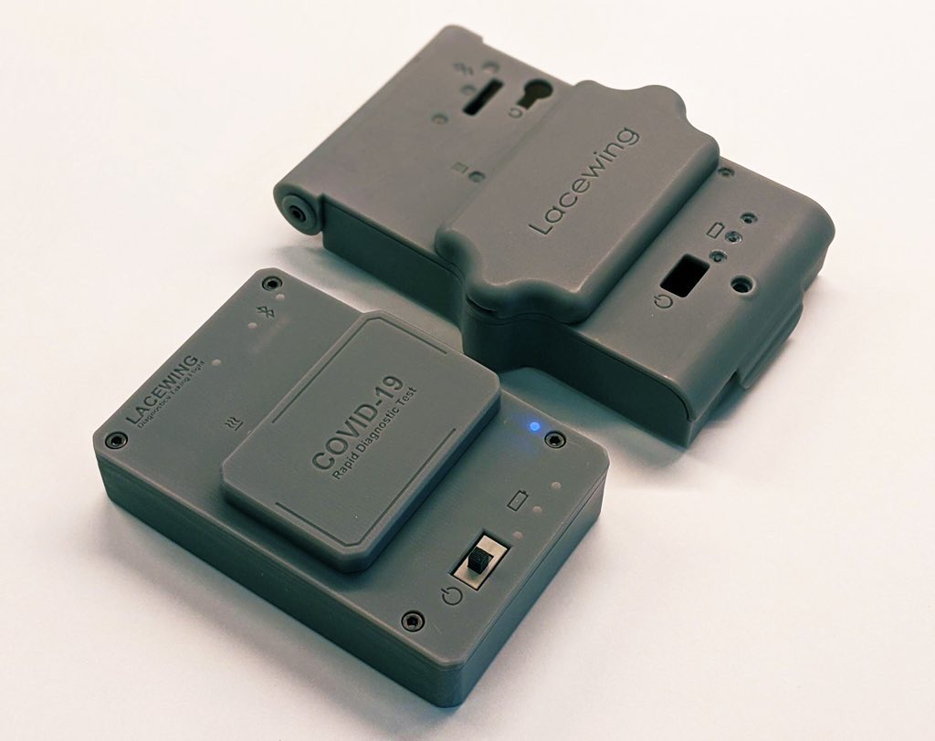 Rapid testing for #COVID19 is vital! We are doing our part and our smartphone connected microchip-based rapid #diagnostic <a href="/LacewingCBIT/">Lacewing</a> is now ready! A huge effort from a great team <a href="/ImperialCBIT/">ImperialCBIT</a>. Commencing testing this week <a href="/ImperialMed/">Imperial Medicine</a>. <a href="/HPRUamr/">HPRU AMR</a> <a href="/ImperialInfect/">Imperial Department of Infectious Disease</a> <a href="/imperialeee/">Imperial EEE</a>