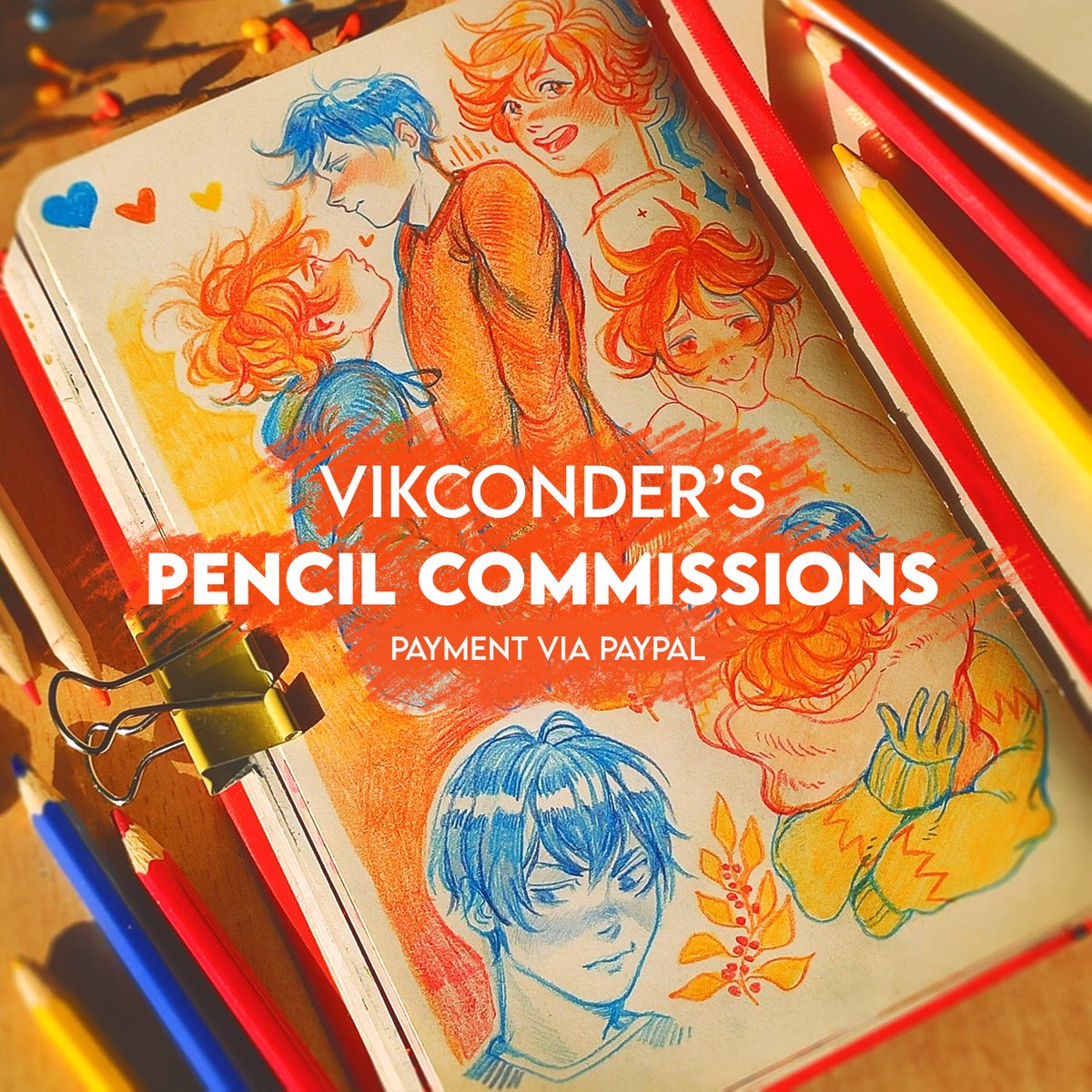 [RTs are appreciated 🧡]
PENCIL COMMISSIONS!😳✨
Full info: https://t.co/J8MfmVOSkQ 