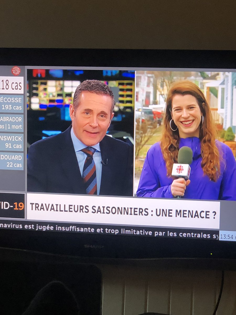 Cette Eloïse de Nouvelle-Écosse est très bonne. Agréable découvrir de nouveaux journalistes meme si c’est une période triste de crise. <a href="/clatreil/">Christian Latreille</a> <a href="/RadioCanadaInfo/">Radio-Canada Info</a> #COVID19 #MonServicePublic