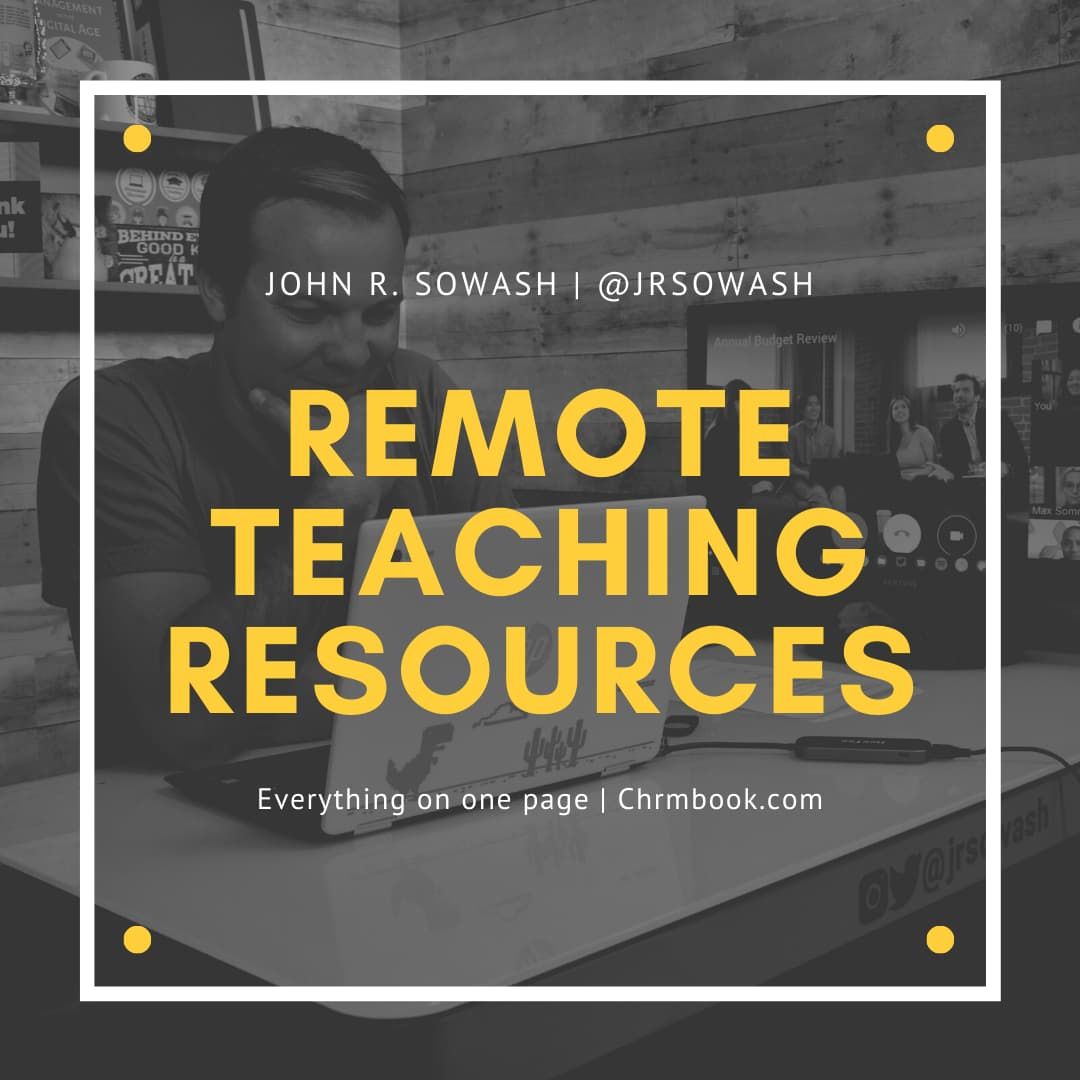 jrsowash's tweet image. I created a special page on my website to list all of my remote teaching guides, videos, and lesson ideas.

🔎 If you know you saw me post something, but can&apos;t find it...check this page!

🔗 bit.ly/33XneO3

#elearning #remoteinstruction #Chromebooks