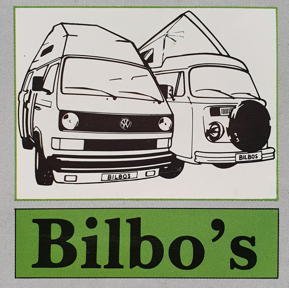 Bilbos1977's tweet photo. Found this classic logo in our archives! This would have featured on our marketing material in the #1980s!
#bilbos1977 #throwbackthursday #tbt #vwt3 #vwt2 #marketing #branding #logo #design #retro #archives #oldschool #camperconversion #camper #campervan #bilbos #volkswagen https://t.co/CCNvfioGaK