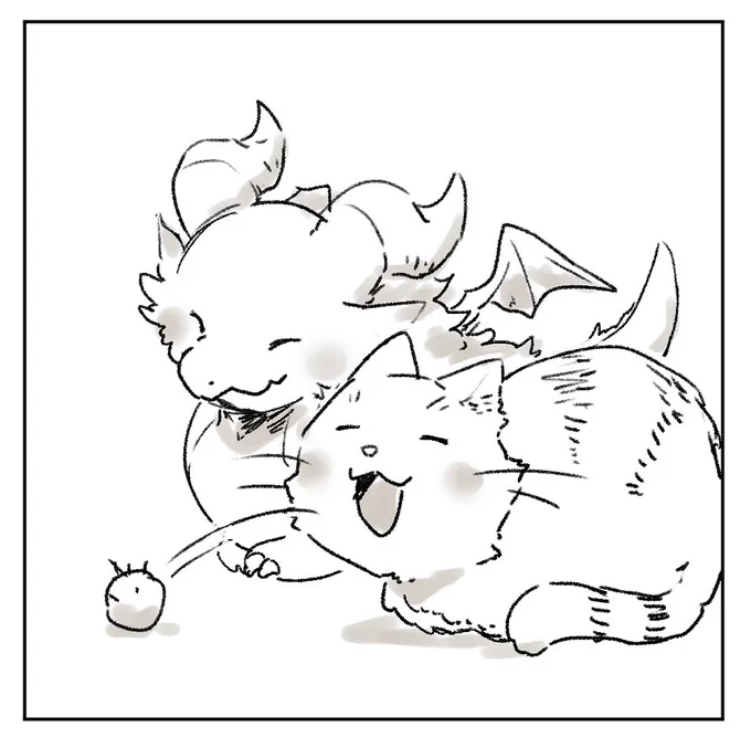 息子の毛玉#ドラゴンの卵を拾った野良猫シリーズ 
