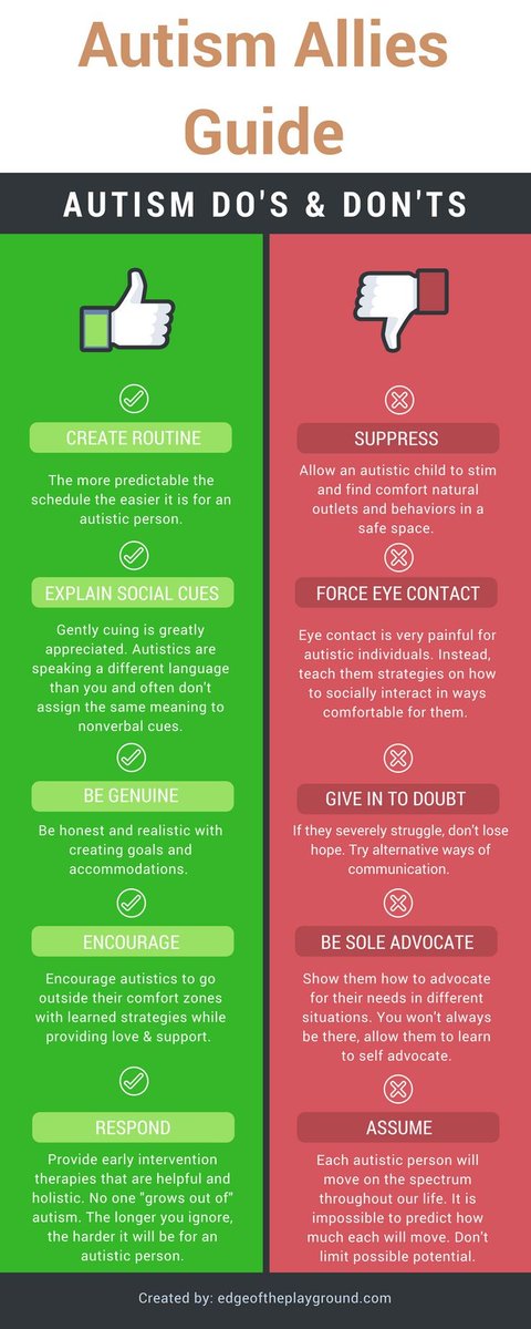 Day 2 Autism Awareness MonthWhat can you do to help feel an auti at ease? But, like with every person; Ask what works best for them bc the probably have found their cheatcodes what works best!