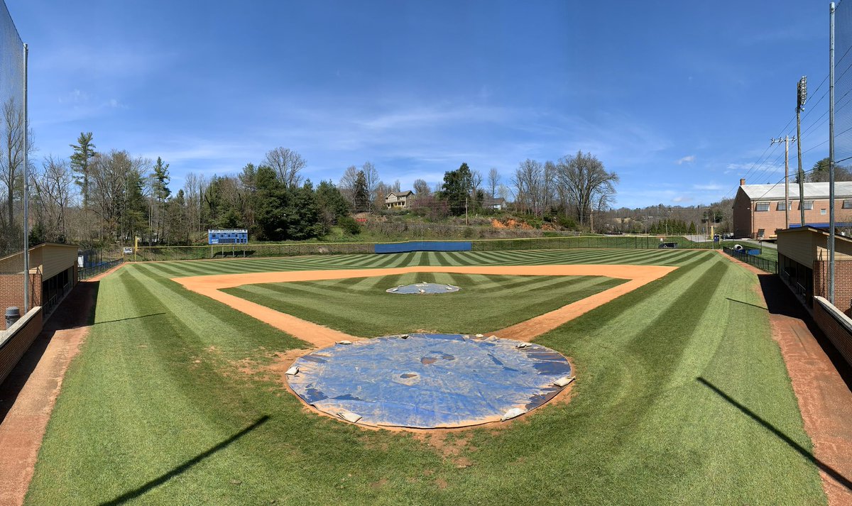 CoachHoneyMHU19's tweet photo. Me doing my best @BaseballWSColts impression today. Ole Donny Hendo has come a long ways. Thankful for thicc green grass, warm weather, and a beautiful field to take care of #lionstrong #coltpride https://t.co/TWrhvAXJsT