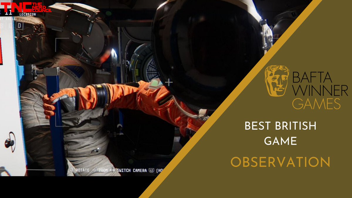 #BAFTAGames  Winner: Best British Game - Observation