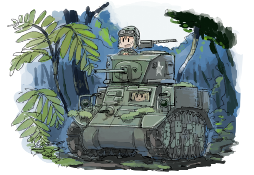 military military vehicle motor vehicle tank ground vehicle tree caterpillar tracks  illustration images